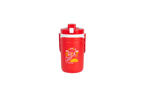 Bình đá Hibox 1.6L màu đỏ mặt chính - Nhựa Hiệp Thành