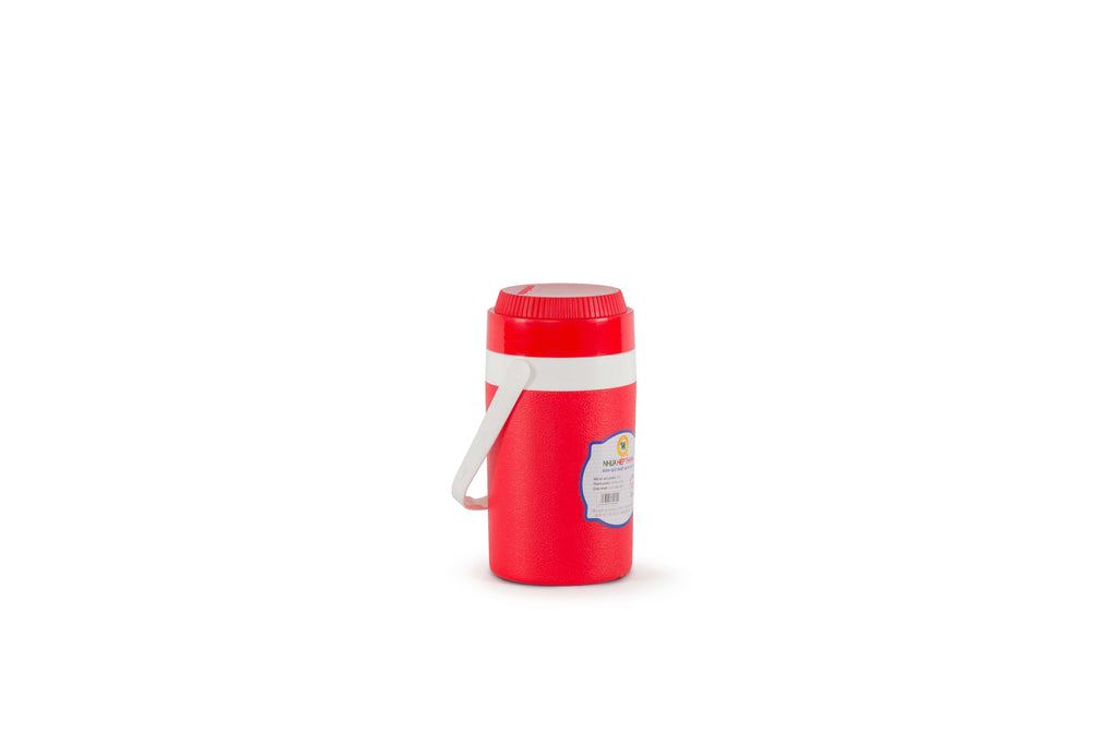 Bình đá quai xách Hibox 1L màu đỏ - Nhựa Hiệp Thành