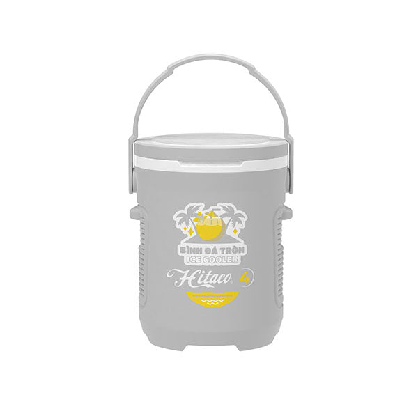 Bình đá Hibox 4L mặt sau - Nhựa Hiệp Thành