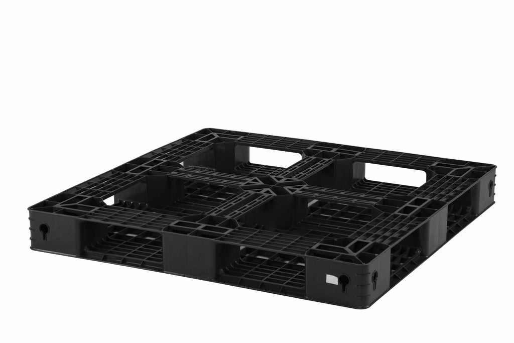 Mua Pallet Nhựa 481XK HDPE Đen 1100×1100 – Chuẩn Xuất Khẩu ISPM-15 | Hiệp Thành