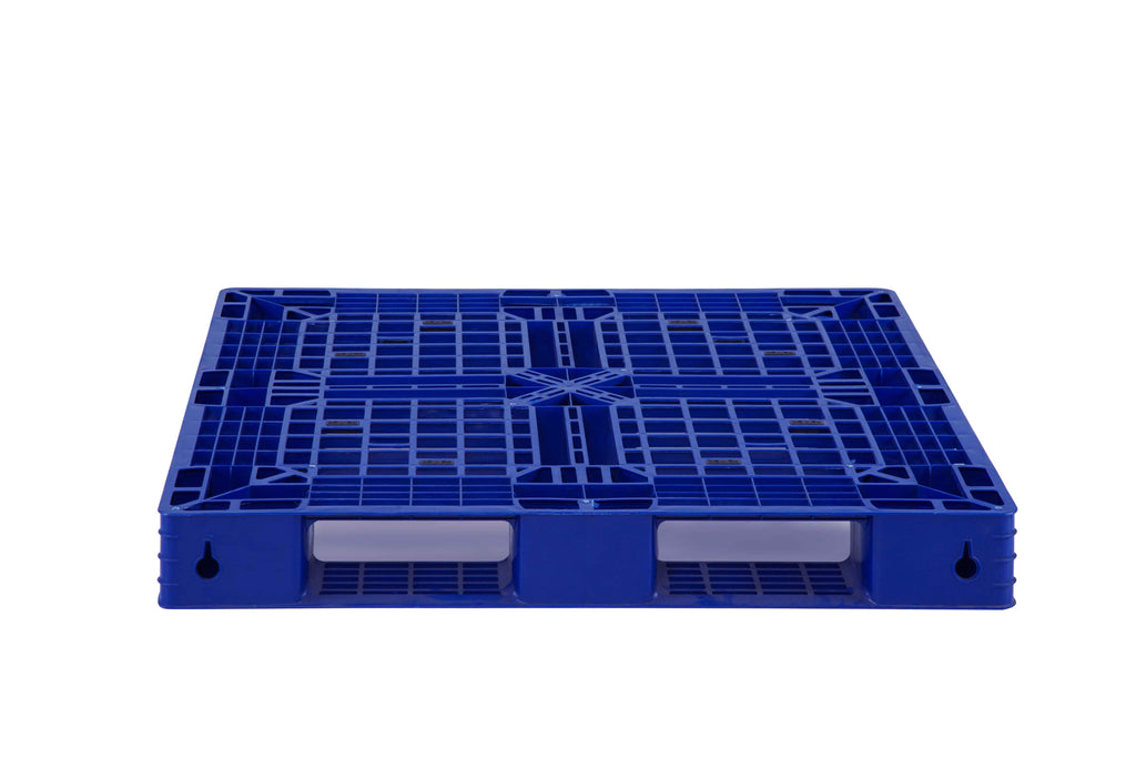 Pallet nhựa 481 HDPE mặt chính 1100x1100mm tải 1 tấn chuẩn châu Á - Nhựa Hiệp Thành