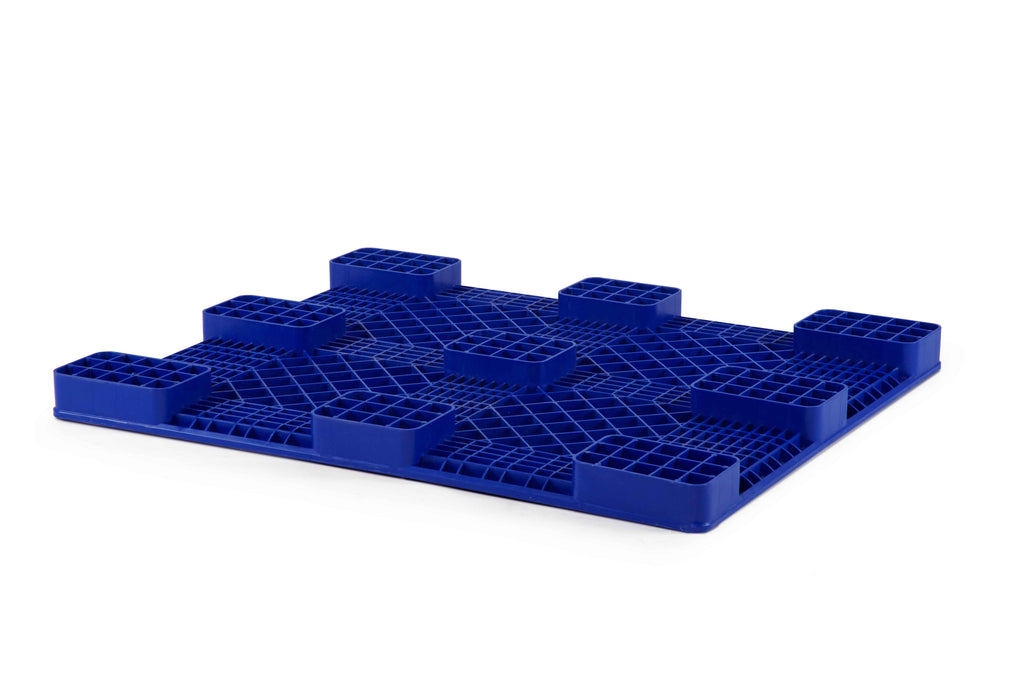 Pallet nhựa tấm 496T HDPE mặt lưới mặt dưới 1200x1000x78mm tải 3 tấn - Nhựa Hiệp Thành