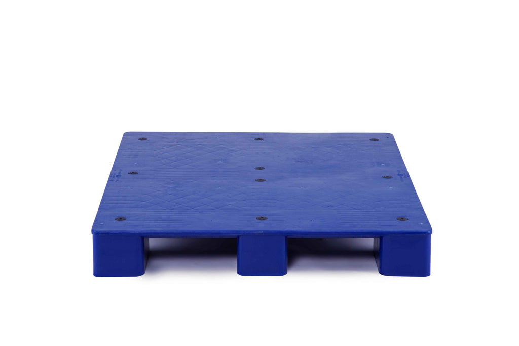 Pallet nhựa chân 497C HDPE mặt bít mặt hông 1200x1000x140mm tải 3 tấn - Nhựa Hiệp Thành