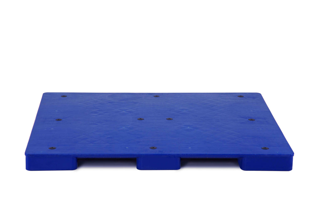 Pallet nhựa tấm 497T HDPE mặt bít mặt chính 1200x1000x78mm tải 3 tấn - Nhựa Hiệp Thành