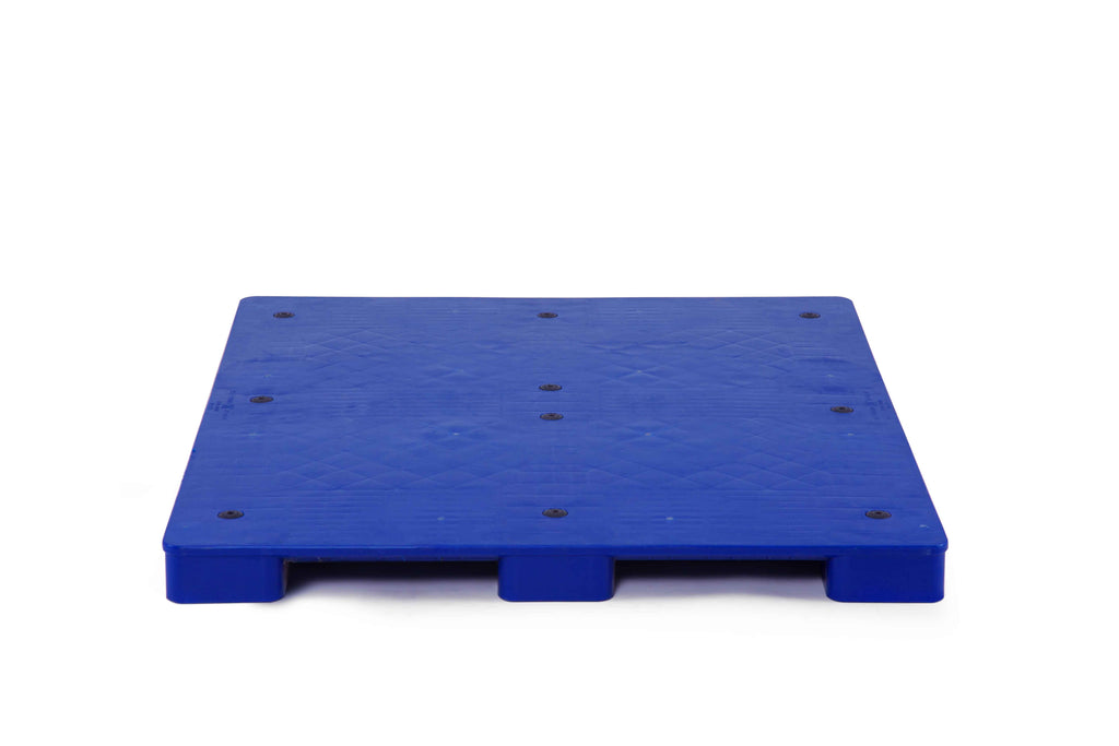 Pallet nhựa tấm 497T HDPE mặt bít mặt hông 1200x1000x78mm tải 3 tấn - Nhựa Hiệp Thành
