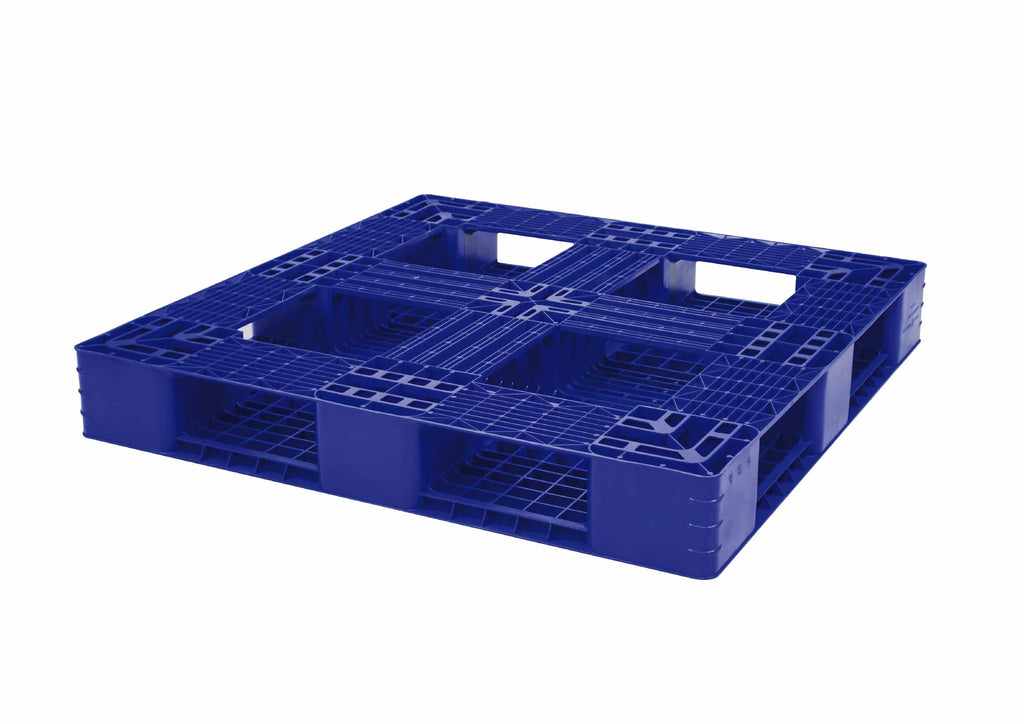 Pallet nhựa 561 HDPE dày mặt dưới 1100x1100mm tải 3 tấn - Nhựa Hiệp Thành