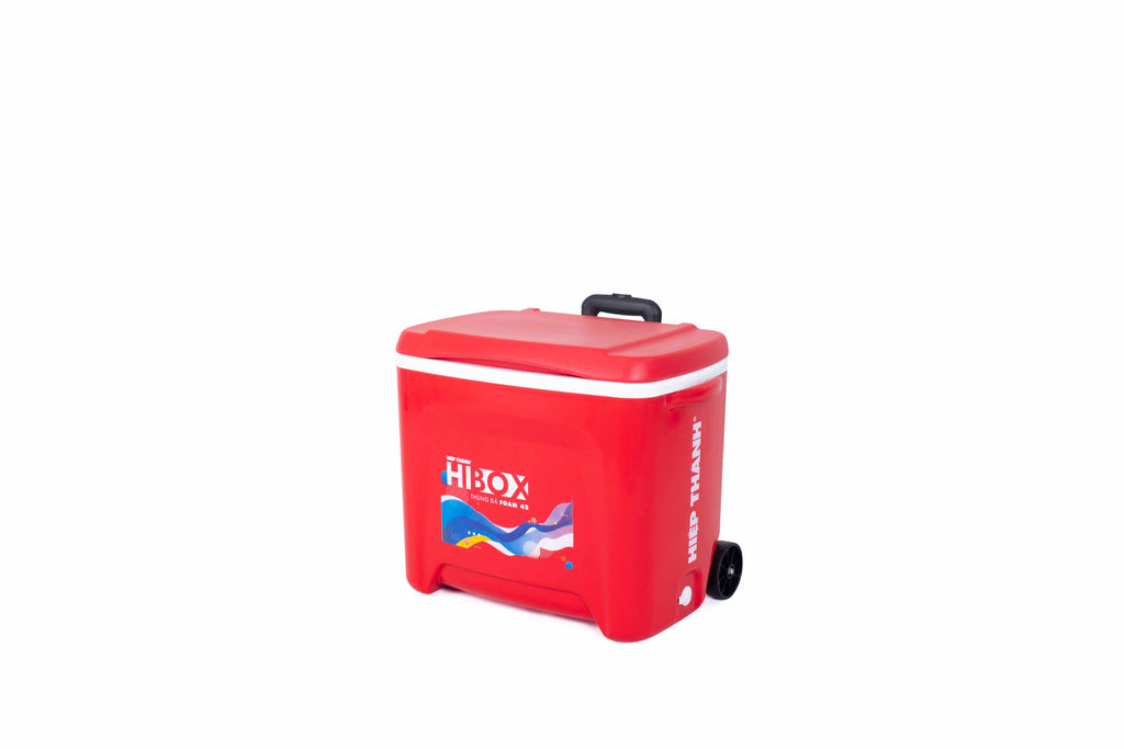 Thùng đá có bánh xe Hibox Foam 42L - Nhựa Hiệp Thành