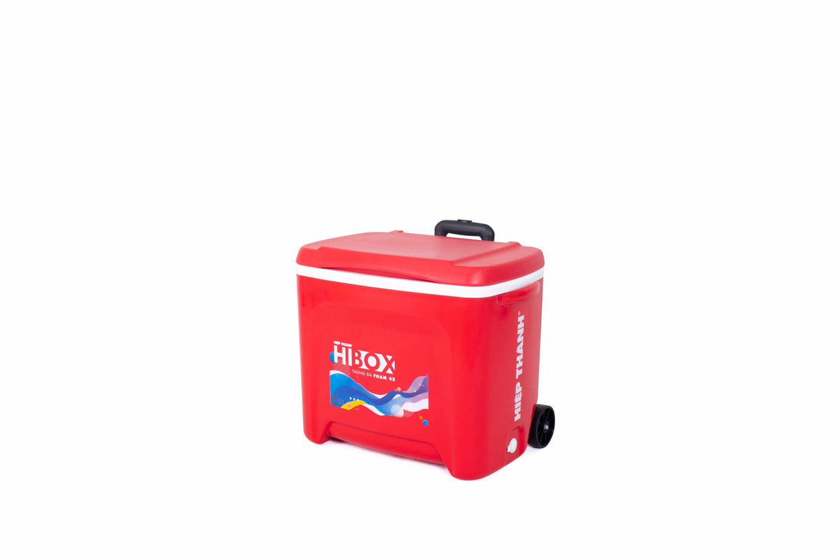 Thùng đá có bánh xe Hibox Foam 42L - Nhựa Hiệp Thành