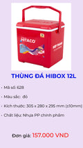 Thùng đá giữ lạnh Hibox 12L mã 628 – Nhựa Hiệp Thành