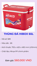 Thùng đá giữ lạnh Hibox 65L mã 589 – Nhựa Hiệp Thành