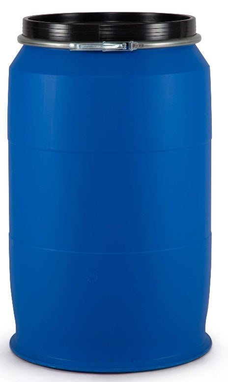 Thùng phuy nhựa HDPE 220L đai sắt Open-Top – Nhựa Hiệp Thành